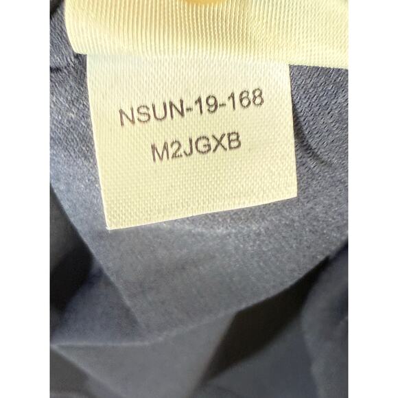 MM.LaFleur Minetta Skirt Womens XL Gray Stripe Coastal Jersey Pencil - Picture 10 of 12